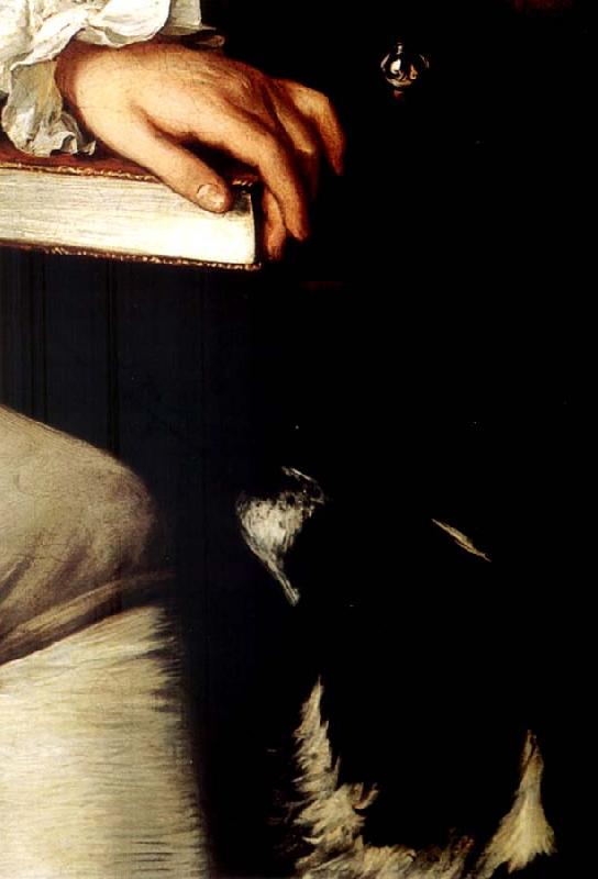 Thomas Gainsborough Detail of Portrait of John Sparrowe oil painting image